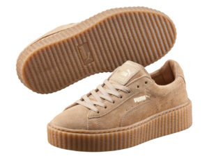 Кроссовки Puma by Rihanna Creeper женские бежевые - общее фото