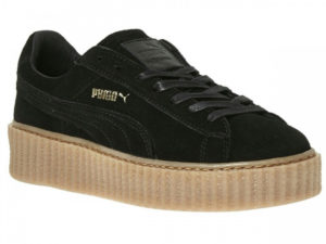 Кроссовки Puma by Rihanna Creeper женские черные - фото спереди