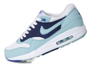 Кроссовки Nike Air Max 87 голубые с синим женские - фото слева