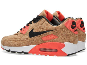 Кроссовки Nike Air Max 90 пробковые - фото сзади