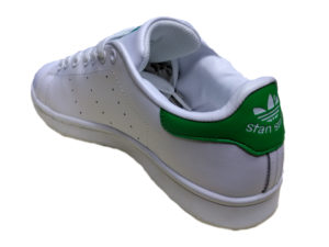 Adidas Stan Smith Leather белые с зеленым