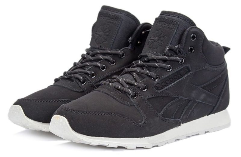 Reebok Classic High With Fur Black/White (40-45)