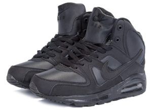 Зимние Nike Air Max Skyline High с мехом черные 40-45