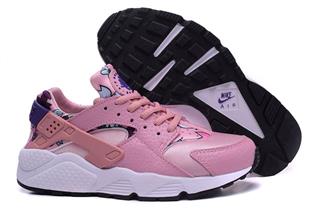 Nike Air Huarache розовые с рисунком (35-39)