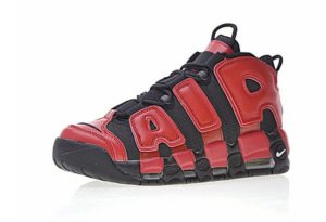 Nike Air More Uptempo черные с красным 40-45