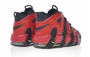 Nike Air More Uptempo черные с красным 40-45