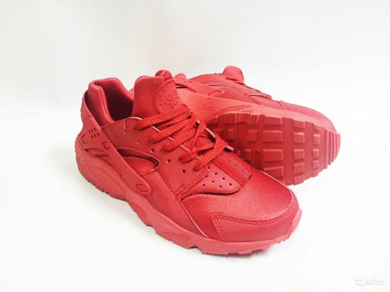 Nike Air Huarache красные (35-44)