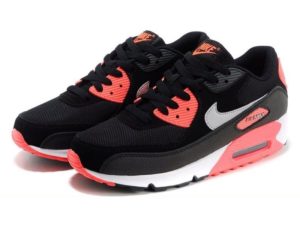 Nike Air Max 90 черные с красным (35-45)