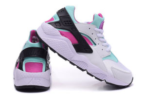 Nike Air Huarache бело-бирюзовые с сиреневым (35-40)