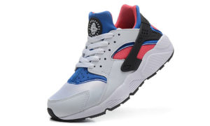 Nike Air Huarache белые с оранжевым (36-40)