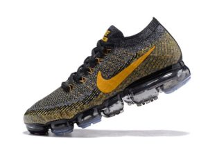 Nike Air VaporMax Flyknit черно-желтые 40-44