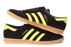 Adidas Hamburg черные с желтым (40-44)