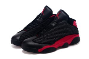 Air Jordan 13 Retro черные с красным (40-45)