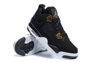 Air Jordan 4 Retro черные с белым (40-45)