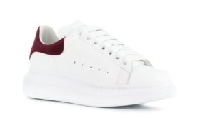 Alexander Mcqueen белые с бордовым (35-39)