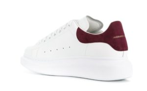 Alexander Mcqueen белые с бордовым (35-39)