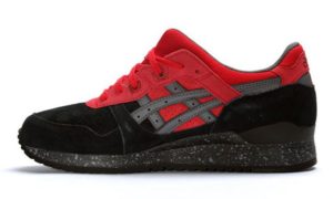 Asics Gel Lyte 3 черные с красным (39-44)