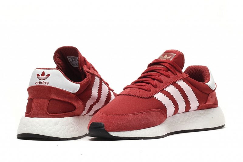 Кроссовки Adidas Iniki Runner бордовые 40-44