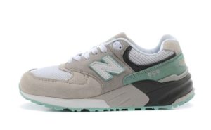 New Balance 999 "Cherry Blossom" серые с бирюзовым (36-40)