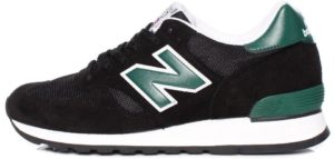 NEW BALANCE 670 ЗАМША-СЕТКА черные с зеленым (40-44)