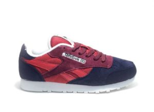 Reebok Classic Suede Women красные с синим (35-39)