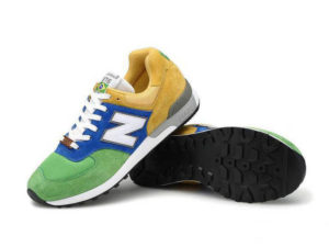 Кроссовки New Balance 576 желто-сине-зеленые 35-44