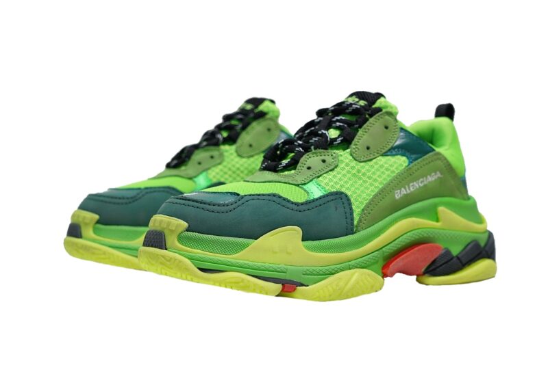 Balenciaga Triple S Green/Yellow женские  (35-39)