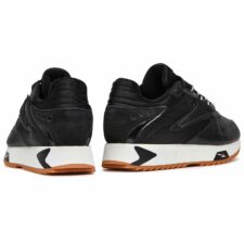 Кроссовки Reebok Classic leather кожаные black чёрные (35-39)