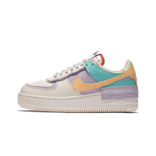 Nike Air Force 1 Shadow белые-фиолетовые-зеленые (35-44)