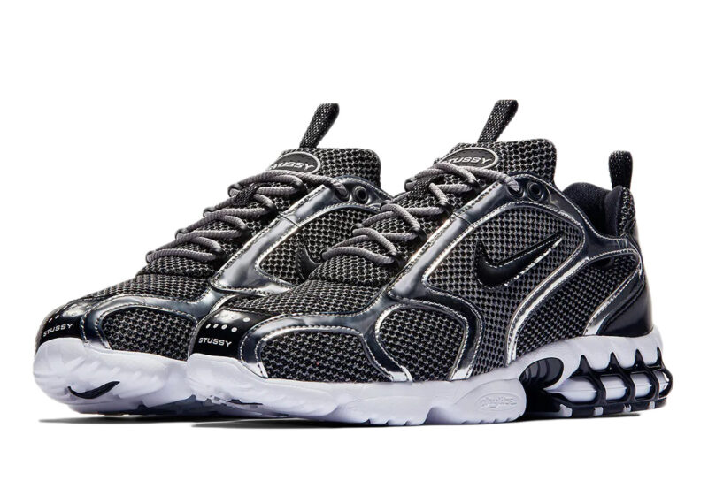 Nike Air Zoom Spiridon Caged 2 черно-белые (35-44)