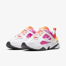 Nike m2k tekno белые-оранжевые-фиолетовые (35-39)