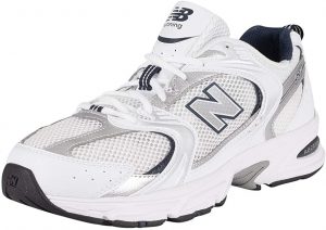 New Balance MR 530 белые с синим мужские-женские (35-44)