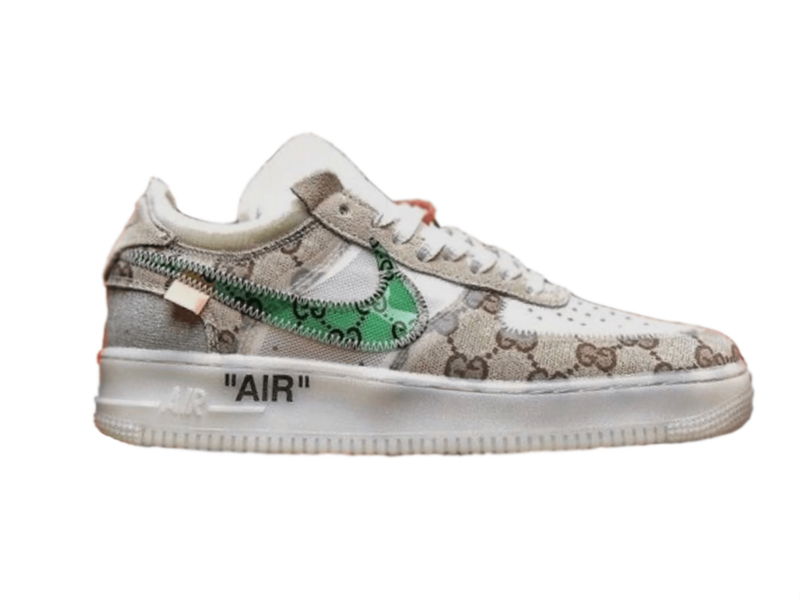 Off-White x Nike Air Force 1 белые мужские (40-44)