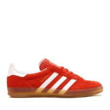 Adidas Gazelle indoor scarlet красные замшевые женские (36-40)