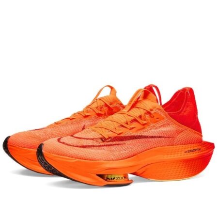Nike Air Zoom Tempo Next Flyknit оранжевые с сеткой мужские-женские (35-44)